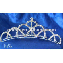 Rhinestone boda tiara peine (GWST12-030)